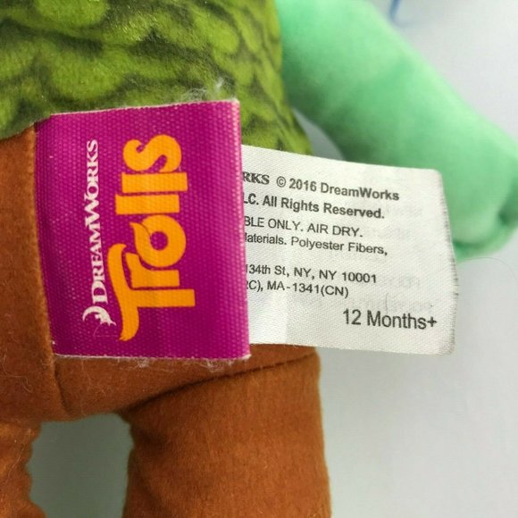 DreamWorks Blue Hair Trolls Doll Plush Soft Toy 16 - Picture 8 of 8